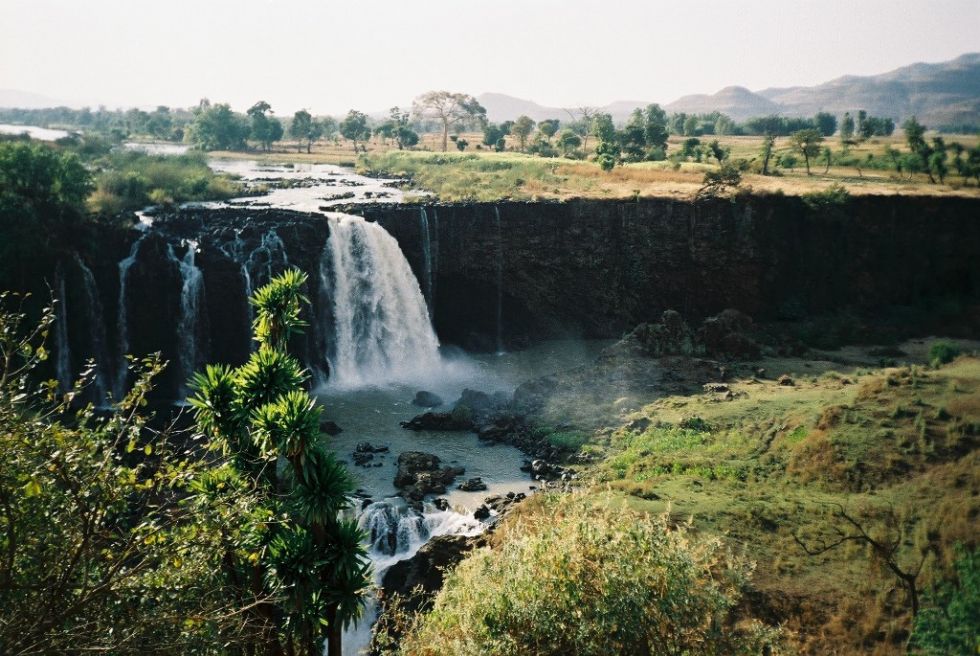 wodospady blekitnego nilu w etiopii