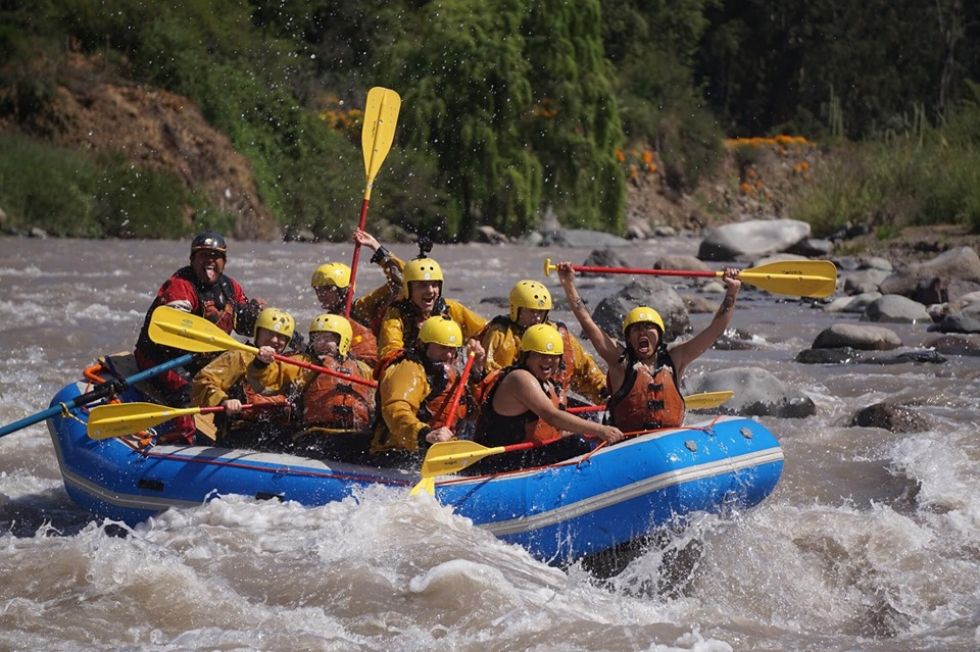 rafting podczas wyprawy chile - wyspa wielkanocna - polinezja francuska