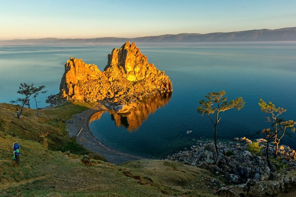 widok na jezioro bajkal