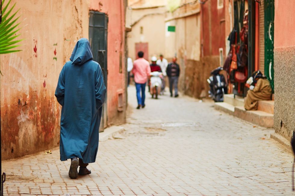 Maroko, uliczki w Rabacie