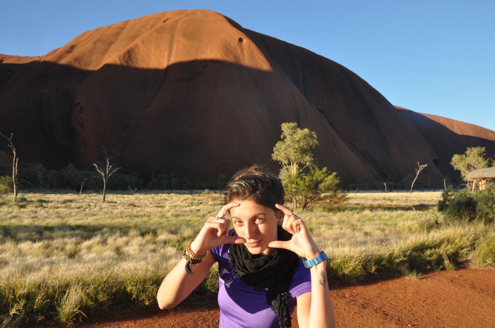 Wycieczka do Australii. Swiety kamien aborygenow, Uluru, Ayers Rock Uluru