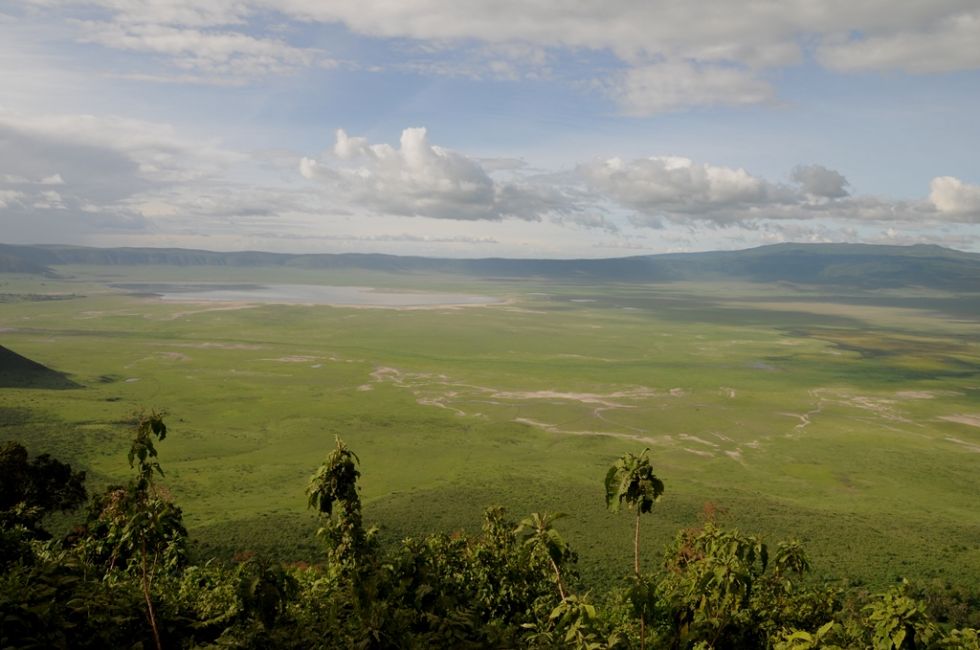 Krater Ngorongoro w Tanzanii